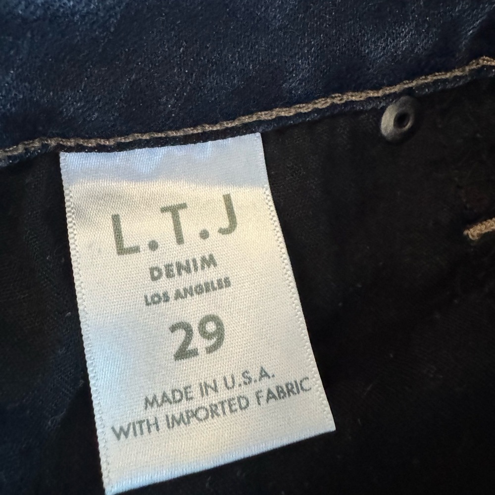 LTJ Letter to Juliet l Amore High Rise Skinny Raw Frayed Hem Jeans l 29 - Picture 7 of 9
